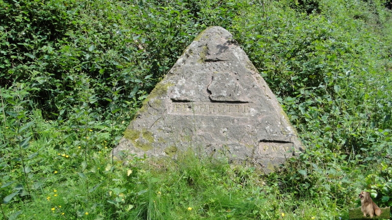 Ritterstein Nr. 149-2 Pechhütte.JPG - Ritterstein Nr.149  Pechhütte                               